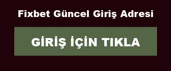 Fixbet giriş banner ve link